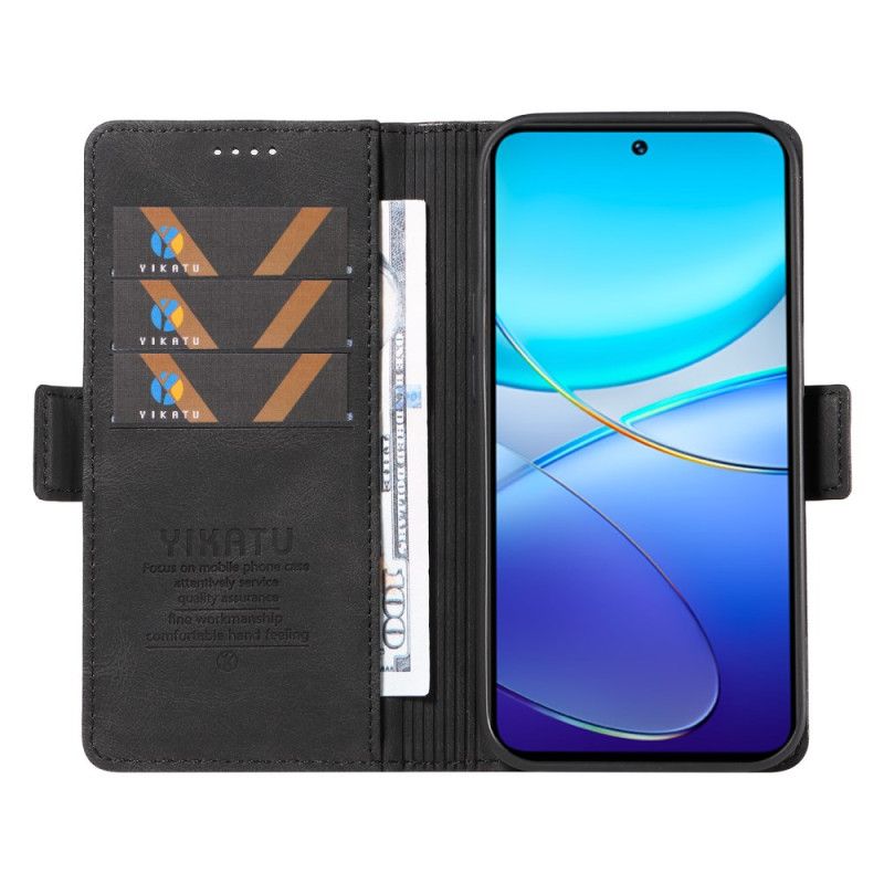 Etui Folio Vivo V40 Se 5g Efekt Zamszu Yikatu Etui Ochronne