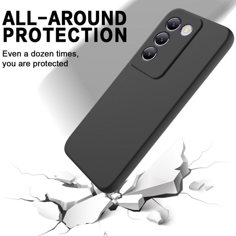 Etui Vivo V40 Se 5g Płynny Silikon Z Paskiem Etui Ochronne