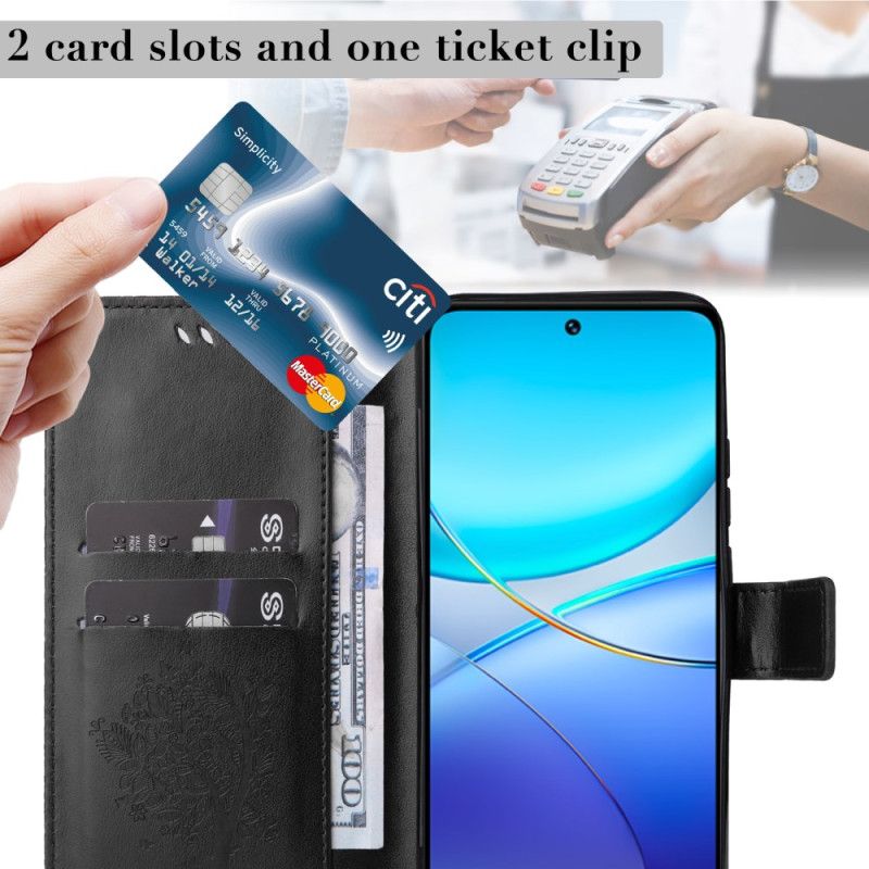 Pokrowce Vivo V40 Se 5g Drzewo I Kot