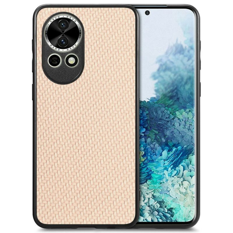 Etui Do Huawei Nova 13 Tekstura Włókna Węglowego