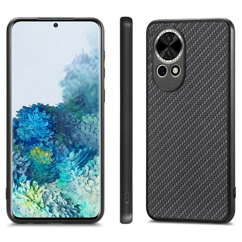 Etui Do Huawei Nova 13 Tekstura Włókna Węglowego