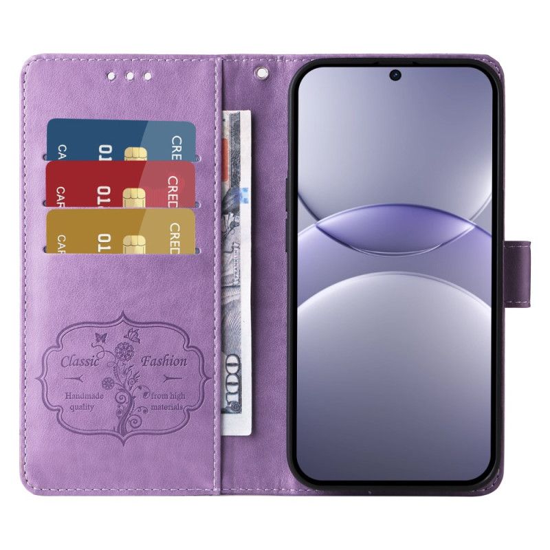 Etui Folio Do Huawei Nova 13 Wzór Kwiatowy