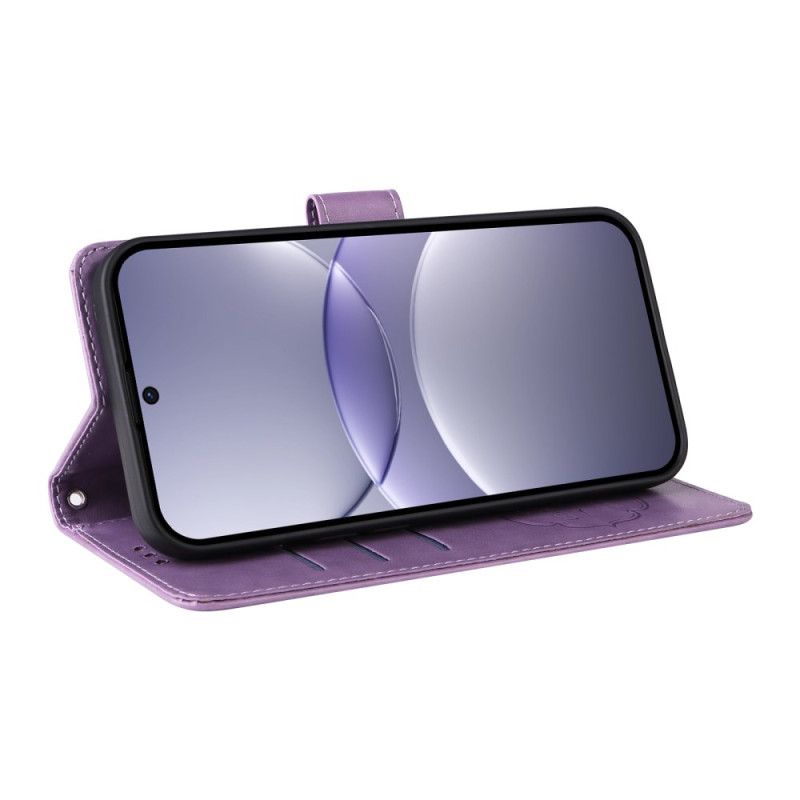 Etui Folio Do Huawei Nova 13 Wzór Kwiatowy