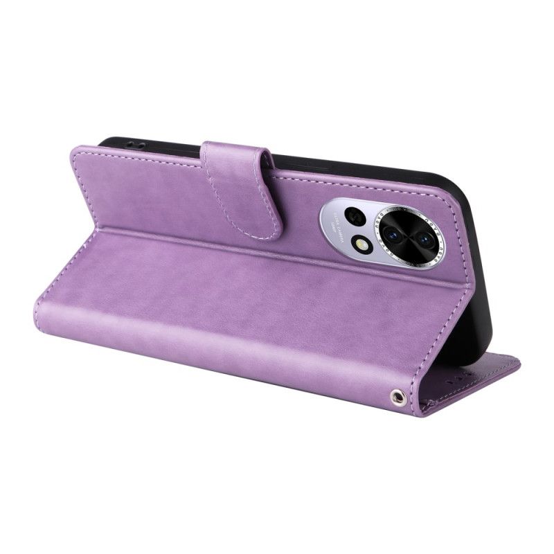 Etui Folio Do Huawei Nova 13 Wzór Kwiatowy