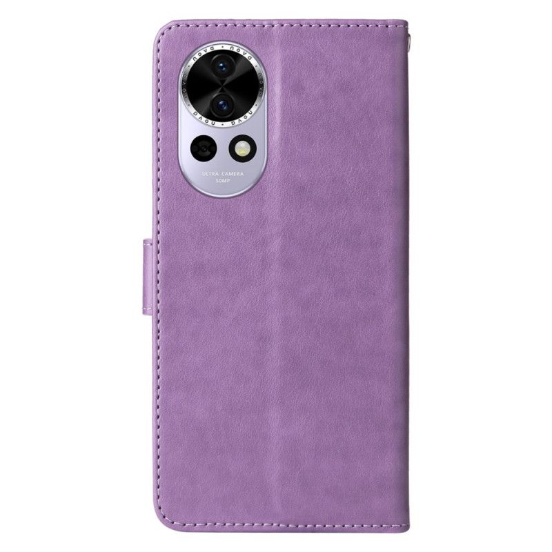 Etui Folio Do Huawei Nova 13 Wzór Kwiatowy