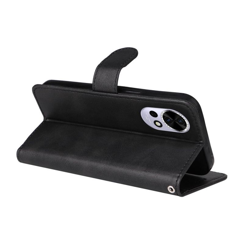 Etui Folio Huawei Nova 13 Pasek Ze Sztucznej Skóry Etui Ochronne