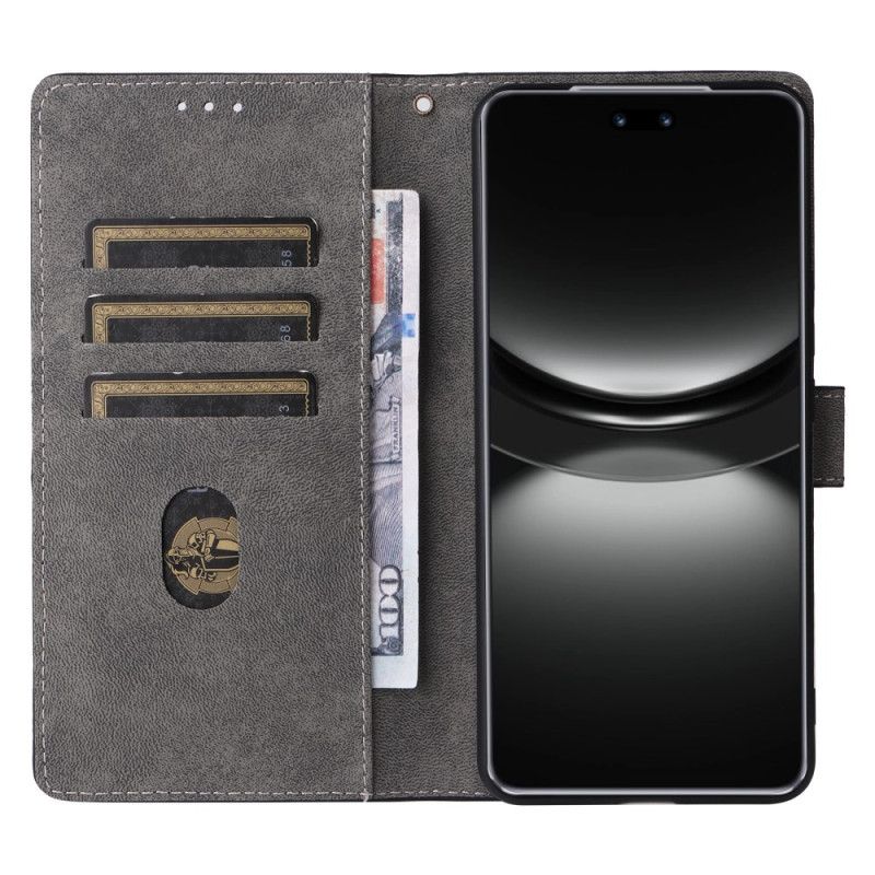 Etui Folio Huawei Nova 13 Portfel Z Efektem Zamszu Rfid