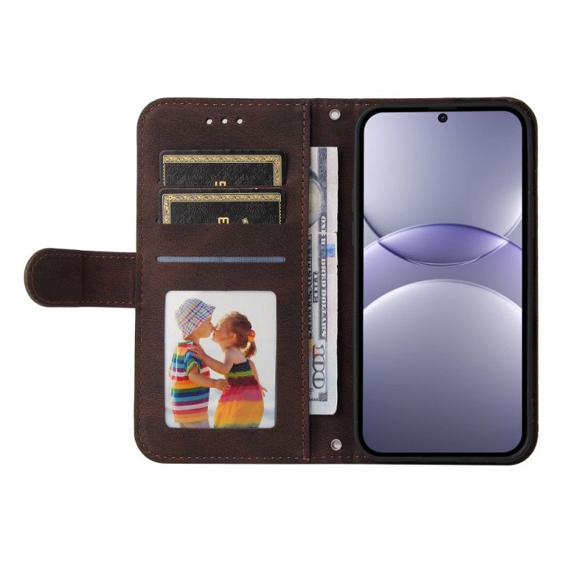 Obudowa Huawei Nova 13 Etui Na Telefon Pasek I Nit W Stylu Vintage