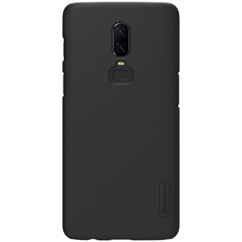 Etui OnePlus 6 Czarny Sztywny Matowy Nillkin Etui Ochronne