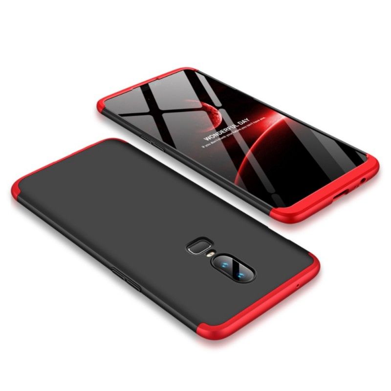 Etui OnePlus 6 Czerwony Czarny Odłączany Gkk