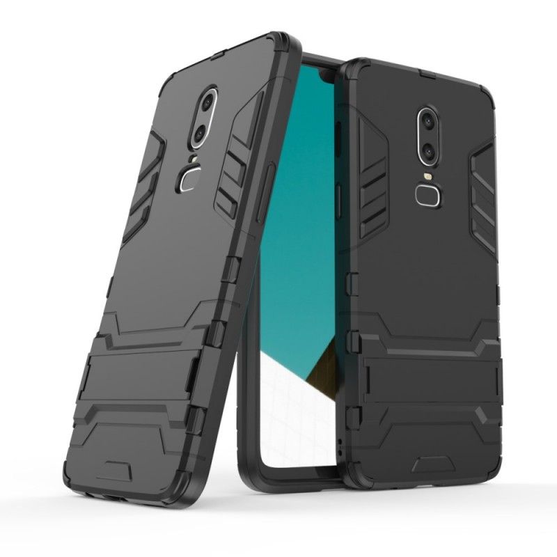 Etui OnePlus 6 Czerwony Czarny Ultra Odporny Etui Ochronne