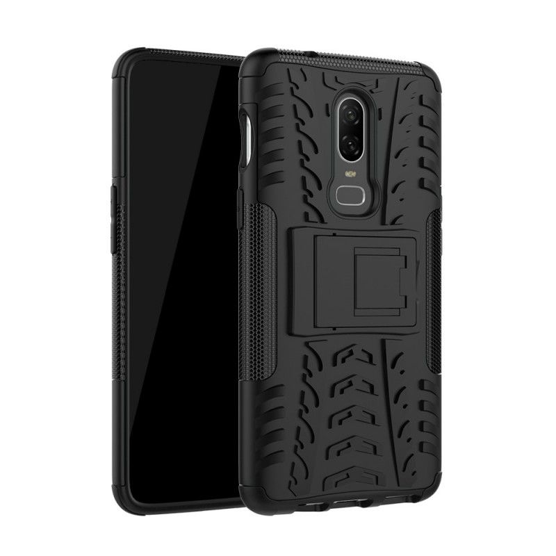 Etui OnePlus 6 Szary Czarny Ultra Odporny