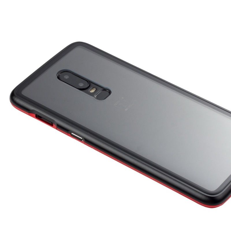 Futerały OnePlus 6 Szary Biały Odłączany