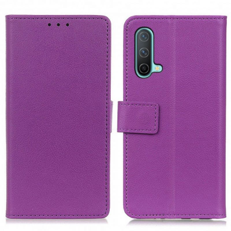 Etui Folio Oneplus Nord Ce 5g Klasyczny Efekt Skóry Etui Ochronne
