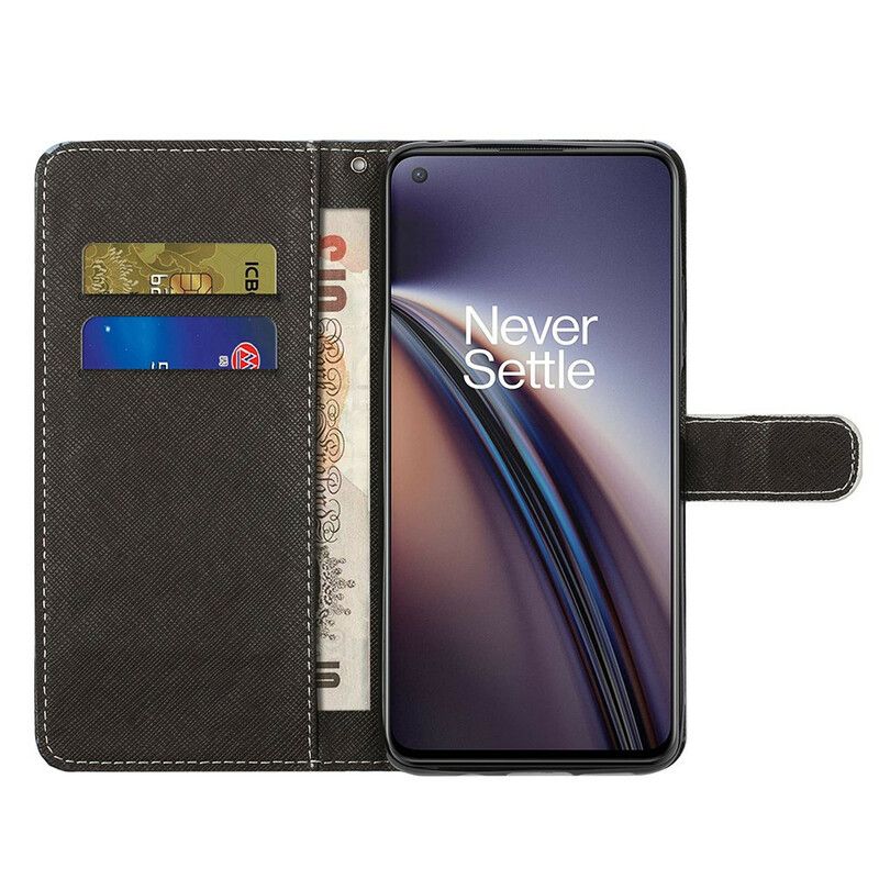 Obudowa Oneplus Nord Ce 5g Etui Na Telefon CZarne Pasiaste Oczy Kota