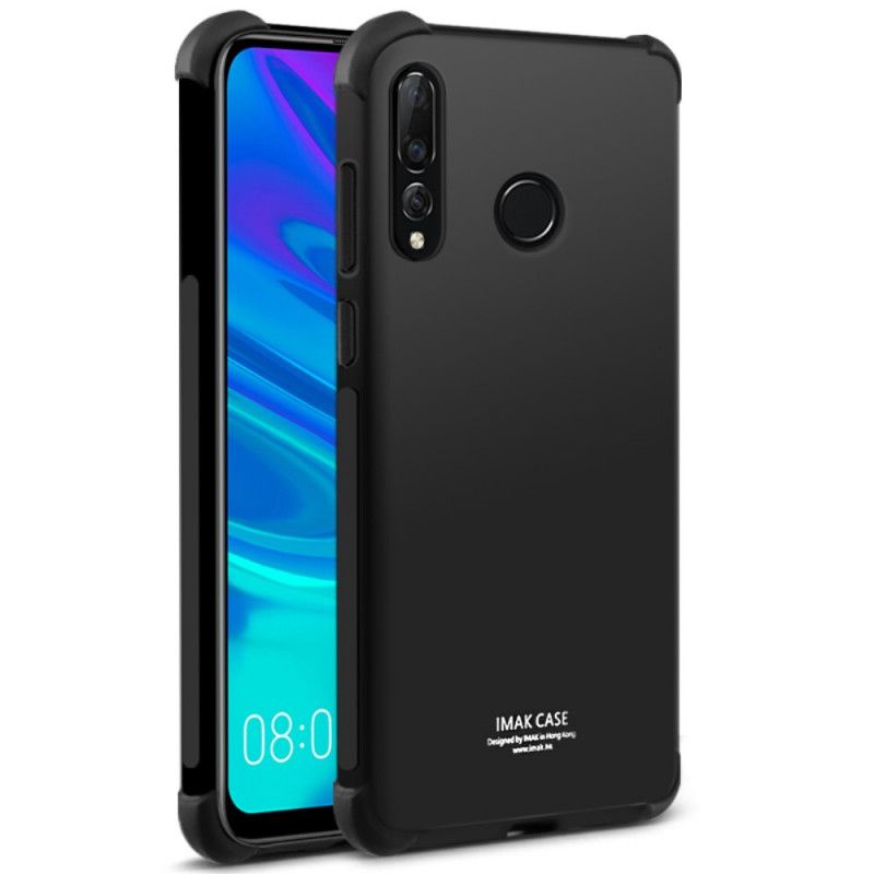 Etui Huawei P Smart Plus 2019 Szary Czarny Z Filmem Ekranowym Imak
