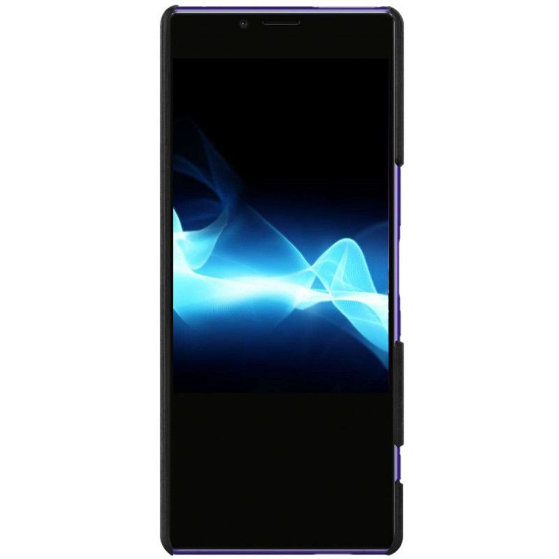 Etui Sony Xperia 1 Czerwony Czarny Imak Ruiyi Series Efekt Skóry