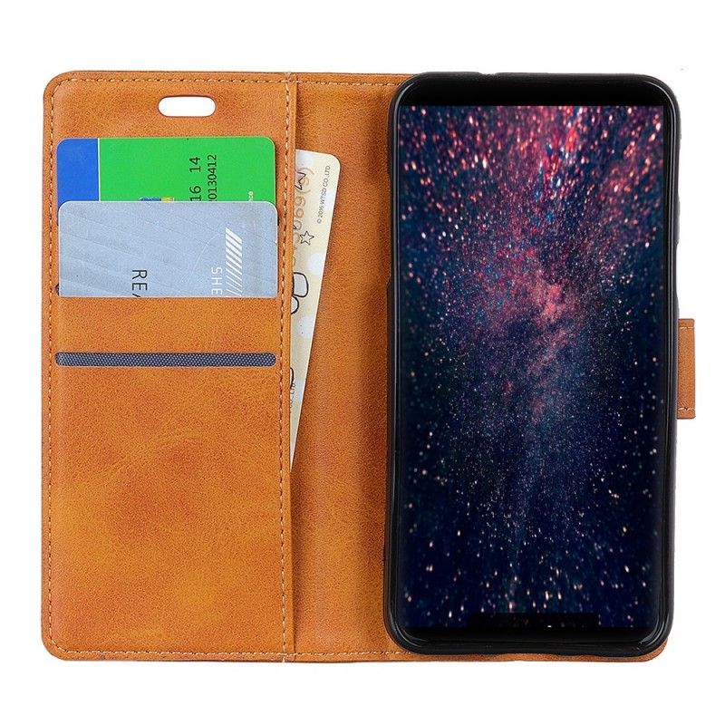 Obudowa Sony Xperia 1 Etui na Telefon Efekt Skóry Matowej Retro