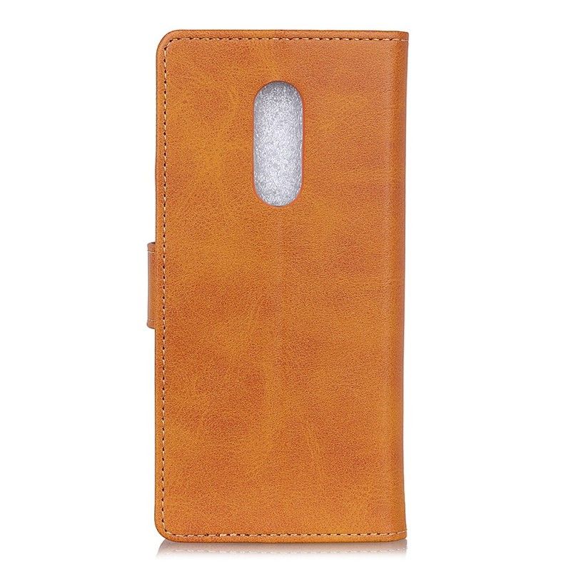 Obudowa Sony Xperia 1 Etui na Telefon Efekt Skóry Matowej Retro