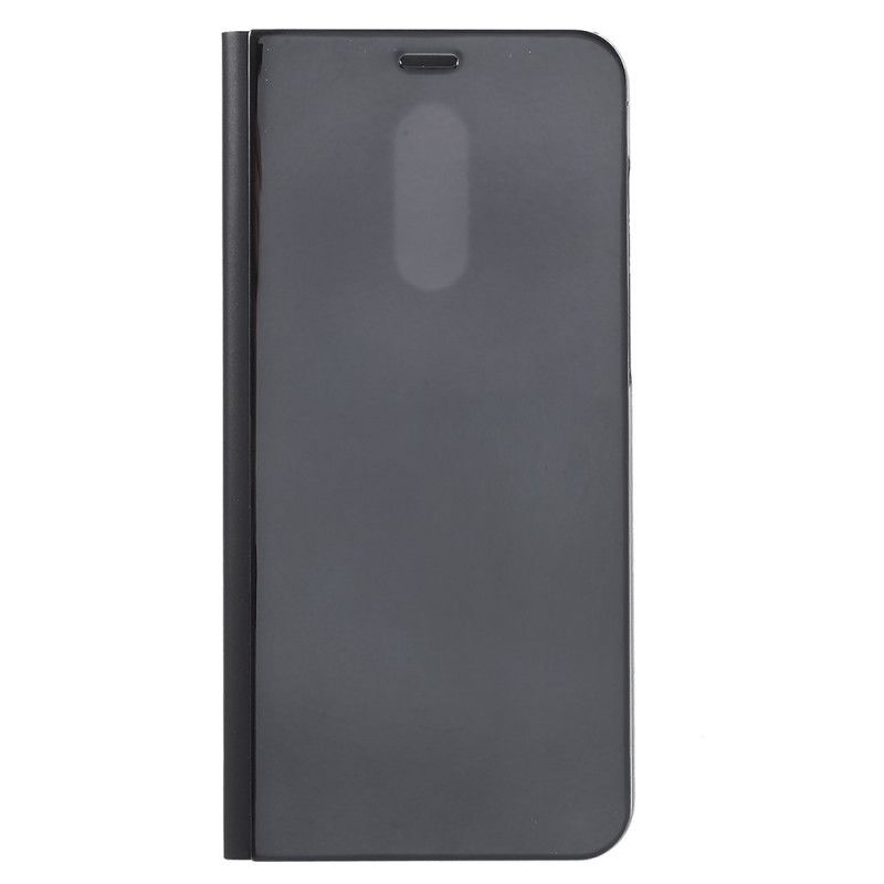 Flip Kotelot Xiaomi Redmi Note 5 Granatowy Czarny Etui na Telefon Styl Lustrzany I Skórzany