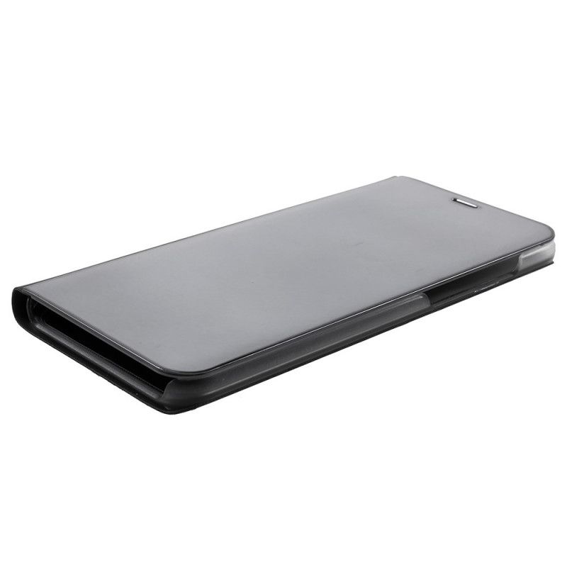 Flip Kotelot Xiaomi Redmi Note 5 Granatowy Czarny Etui na Telefon Styl Lustrzany I Skórzany