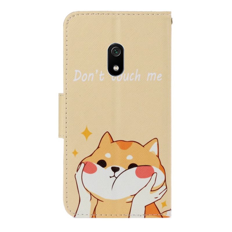 Etui Folio Xiaomi Redmi 8A Kot Nie Dotyka Mnie Stringami