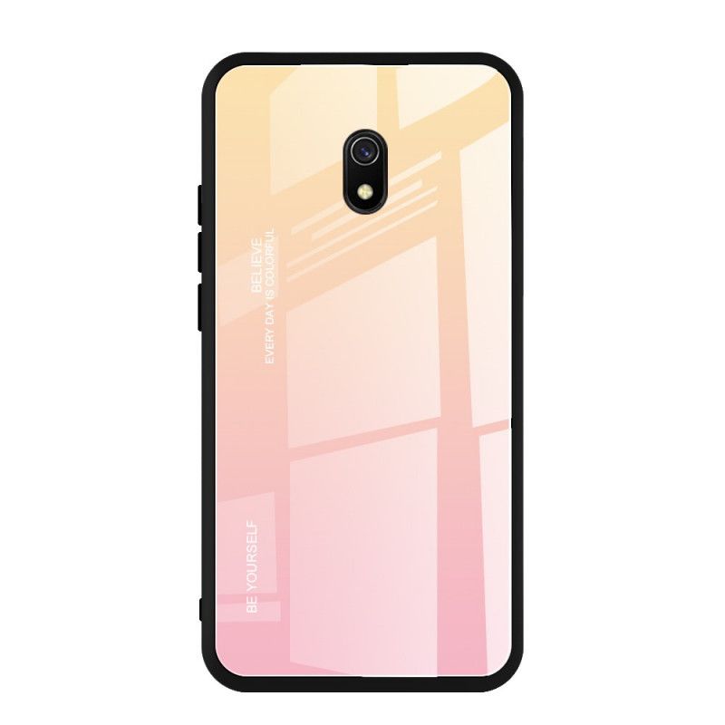 Etui Xiaomi Redmi 8A Granatowy Zielony Kolor Ocynkowany