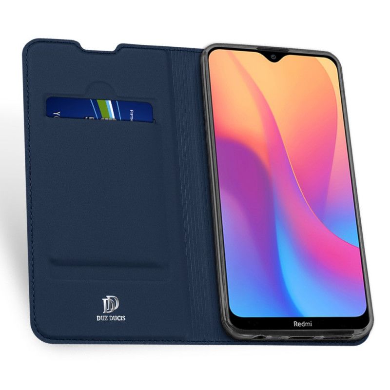 Flip Kotelot Xiaomi Redmi 8A Granatowy Czarny Skórka Z Serii Dux Ducis Pro