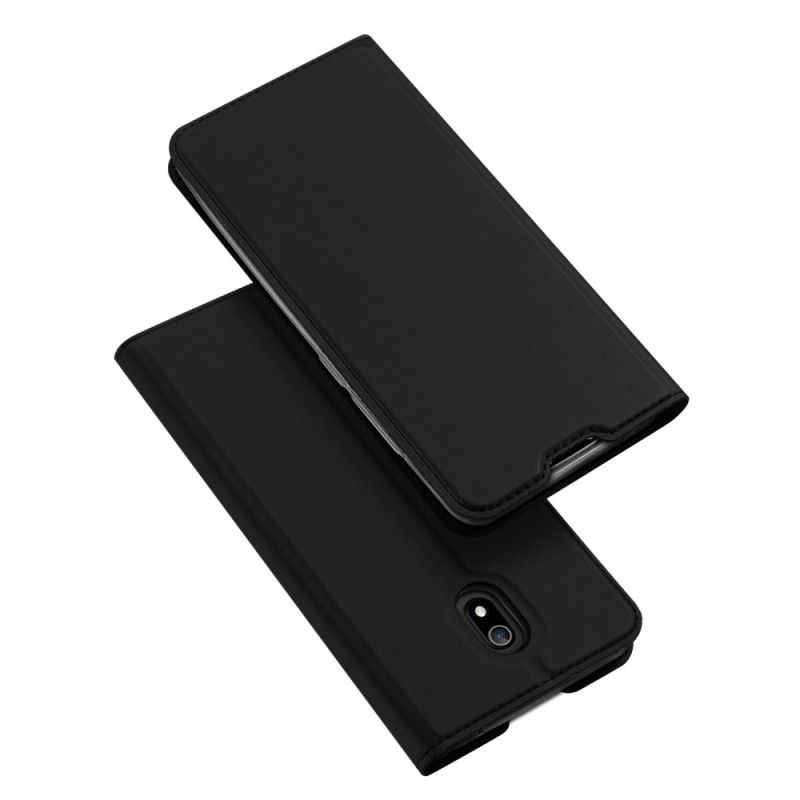 Flip Kotelot Xiaomi Redmi 8A Granatowy Czarny Skórka Z Serii Dux Ducis Pro