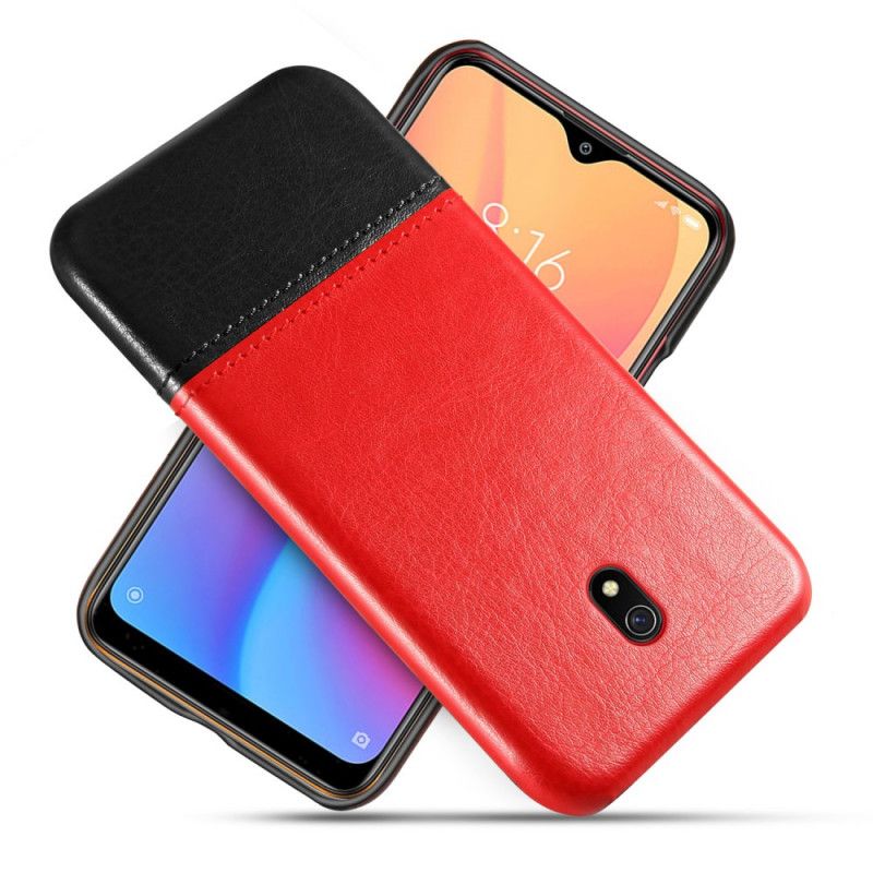 Futerały Xiaomi Redmi 8A Ciemnoczerwona Kawa Etui na Telefon Ksq Dwukolorowy Efekt Skóry