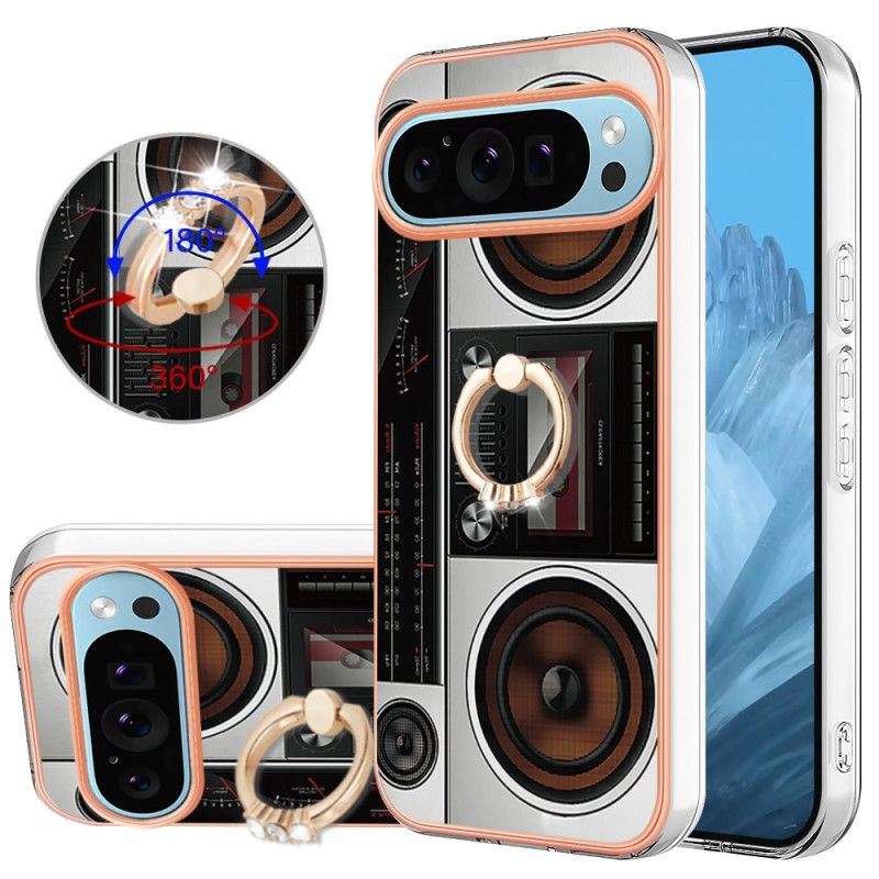 Futerały Google Pixel 9 Pro Xl Etui Na Telefon Pierścień Wsparcia Radiowego