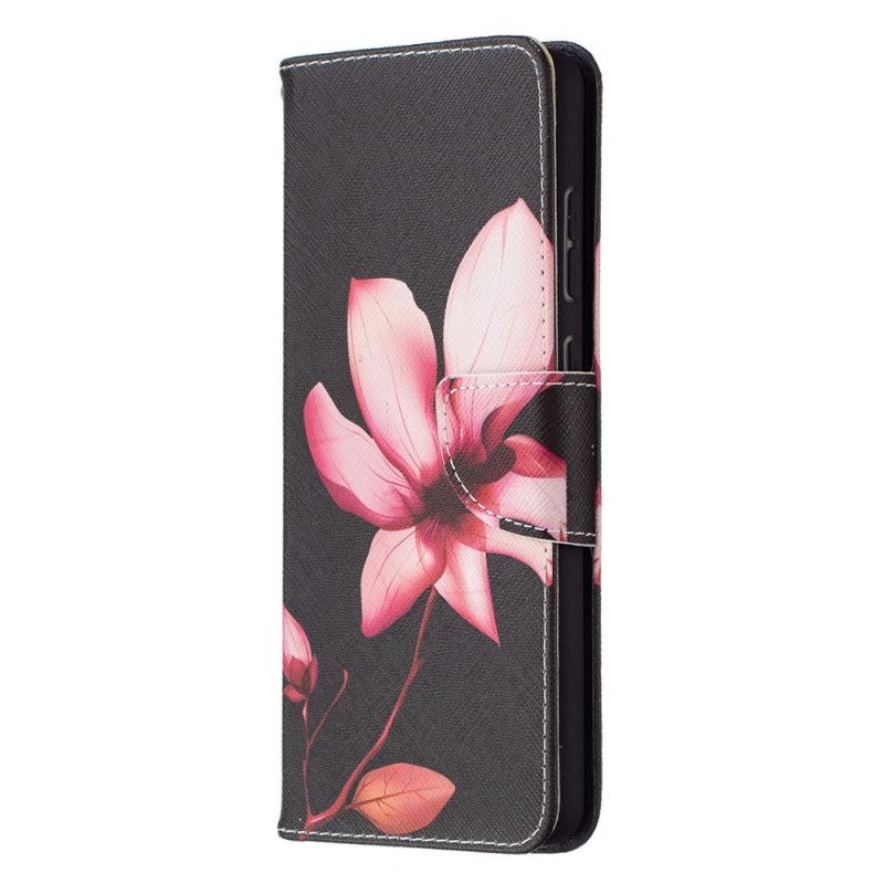 Etui Folio Samsung Galaxy A72 4G / A72 5G Różowy Kwiat