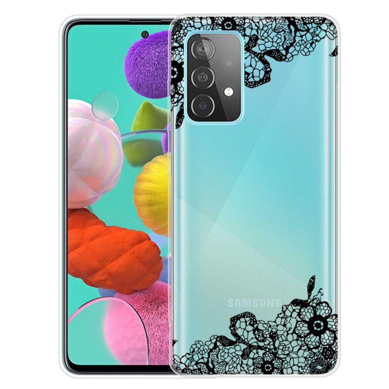 Etui Samsung Galaxy A72 4G / A72 5G Cienka Koronka