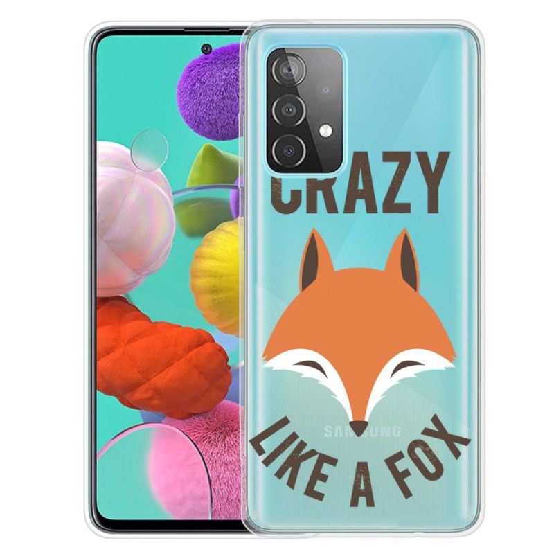 Etui Samsung Galaxy A72 4G / A72 5G Lis / Szalony Jak Lis