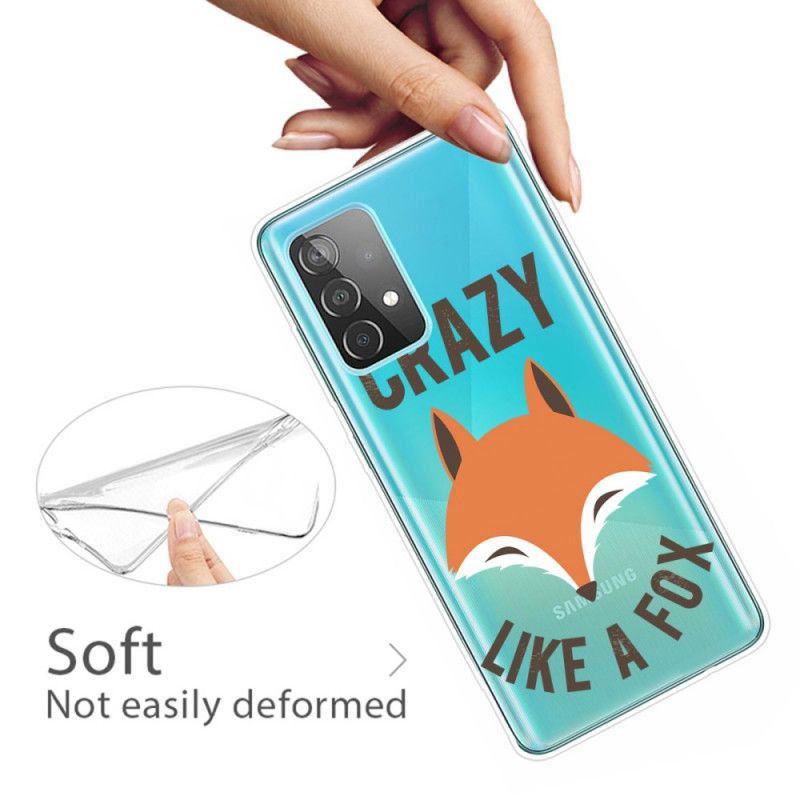 Etui Samsung Galaxy A72 4G / A72 5G Lis / Szalony Jak Lis