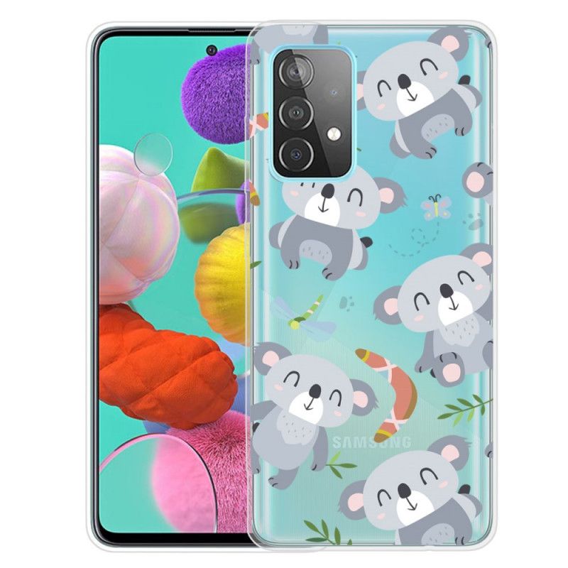 Etui Samsung Galaxy A72 4G / A72 5G Słodkie Koale Etui Ochronne