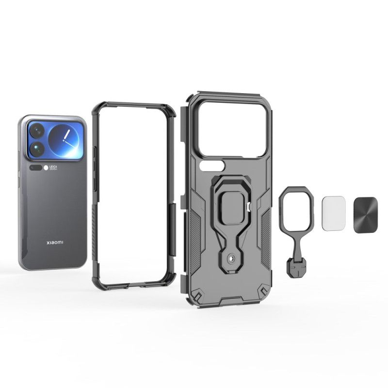 Etui Do Xiaomi 17 Pro Max Obrotowy Uchwyt Na Pierścionek