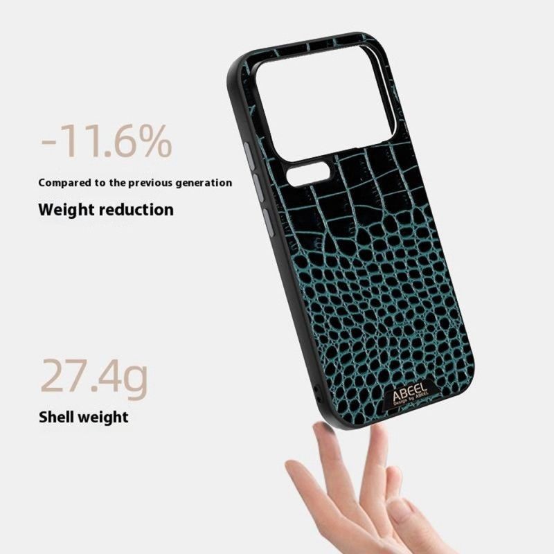 Etui Do Xiaomi 17 Pro Max Tekstura Krokodyla Abeel