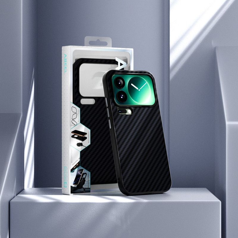 Etui Do Xiaomi 17 Pro Max Tekstura Włókna Węglowego Abeel