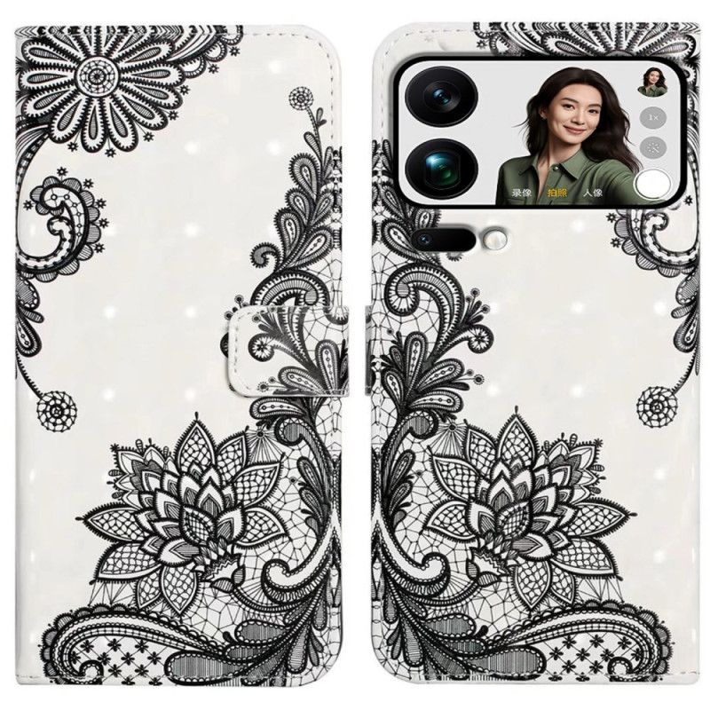 Etui Folio Xiaomi 17 Pro Max Koronka Etui Ochronne