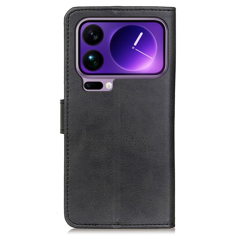 Etui Folio Xiaomi 17 Pro Max Matowa Skóra Syntetyczna