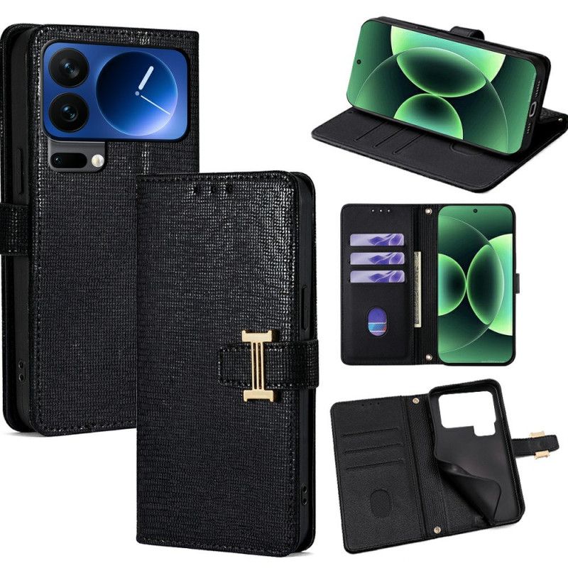 Etui Folio Xiaomi 17 Pro Max Metalowa Klamra Etui Ochronne