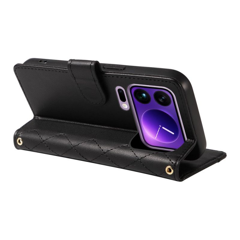 Etui Folio Xiaomi 17 Pro Max Pikowany Etui Ochronne