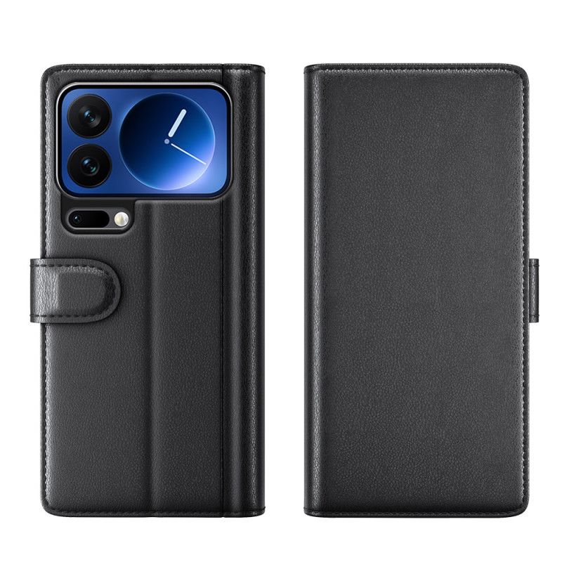 Etui Folio Xiaomi 17 Pro Max Skóra Naturalna