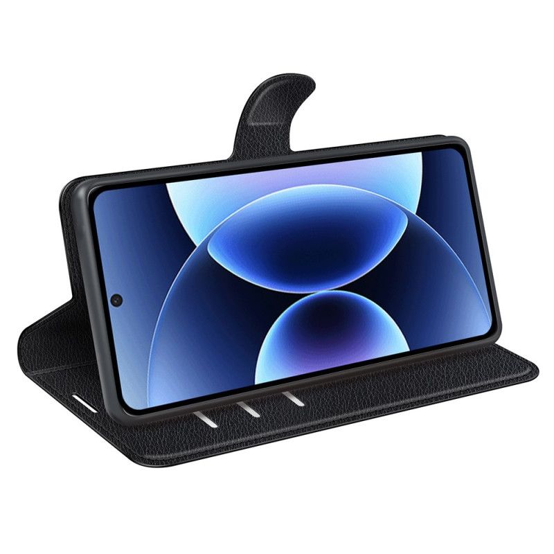 Etui Folio Xiaomi 17 Pro Max Skóra Syntetyczna Skóra Liczi Etui Ochronne