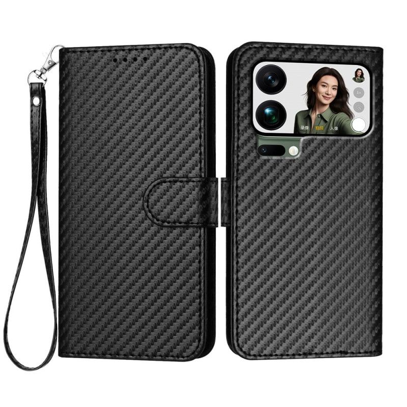 Etui Folio Xiaomi 17 Pro Max Smycz Z Włókna Węglowego