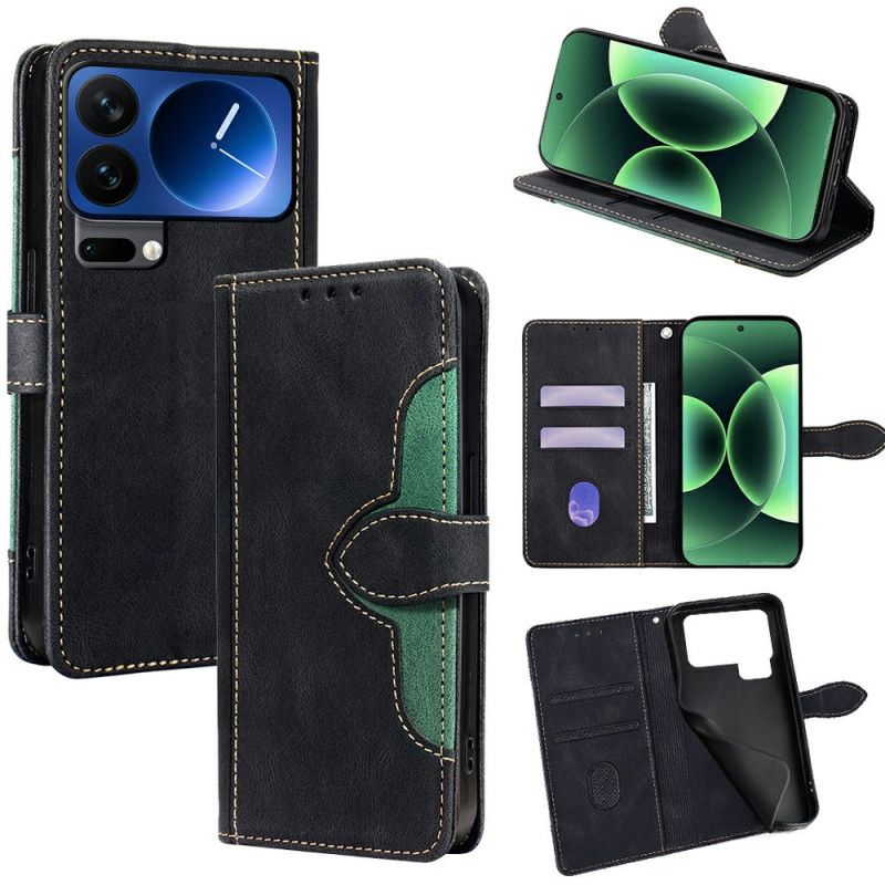 Etui Folio Xiaomi 17 Pro Max Wzór Kwiatowy Etui Ochronne