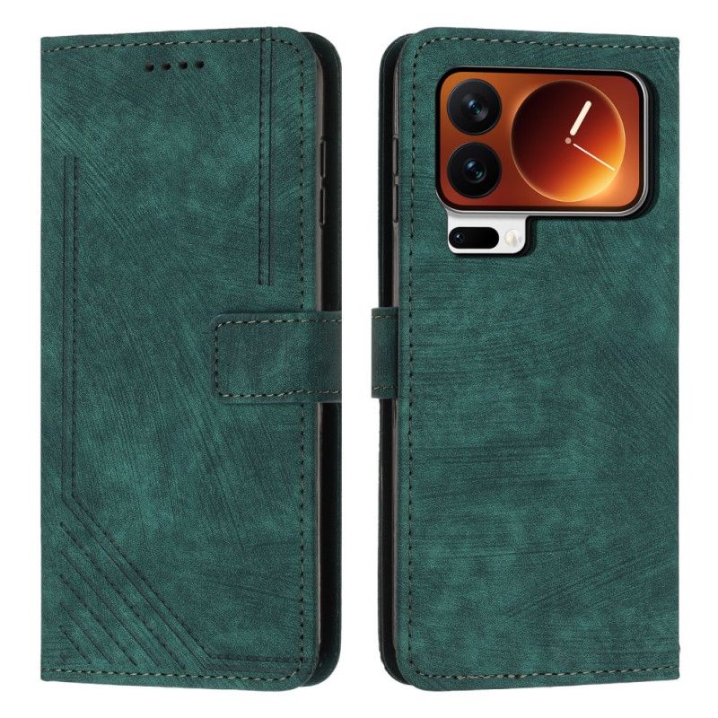 Etui Folio Xiaomi 17 Pro Max Wzór Retro