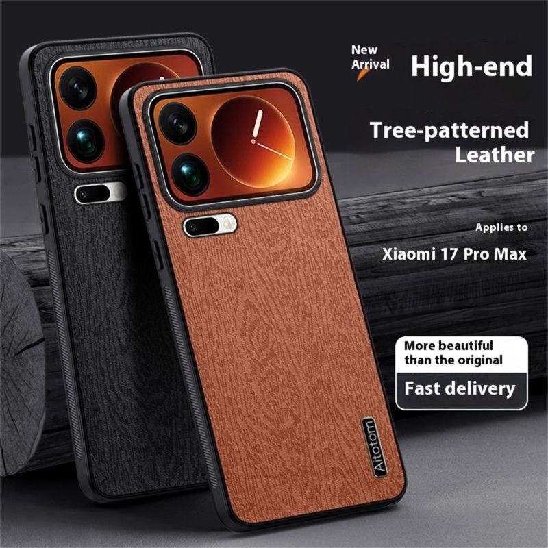 Etui Xiaomi 17 Pro Max Efekt Drewna