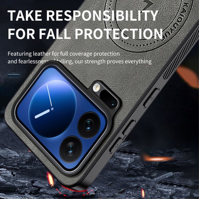 Etui Xiaomi 17 Pro Max Magsafe Z Efektem Skóry